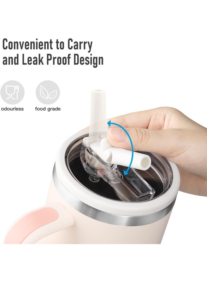 غطاء كوب مانع للتسريب – قطعة واحدة – بفتحتين للشرب، تصميم مريح وسهل الاستخدام، لون أبيض شفاف، مناسب للمشروبات الساخنة والباردة - Image 3